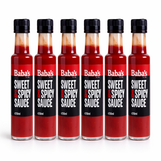 Baba’s Sauce – Sweet & Spicy Sauce (6 × 250ml Bottles)