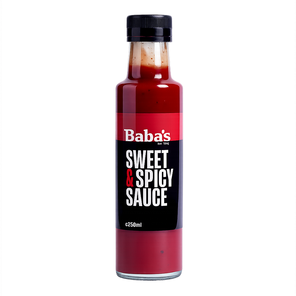 Baba's Sweet & Spicy Scottish Chilli Sauce — 250ml glass bottle